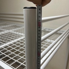 2段ベッド　白　スチール製の画像