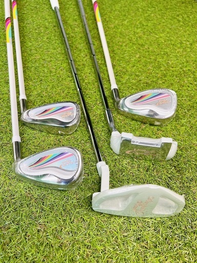 ☆新品未使用☆ゴルフクラブセット レディースピンクセット☆