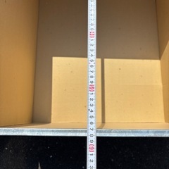 スチール製衣装ケース 蓋付き2個セット ブリキ昭和 レトロの画像