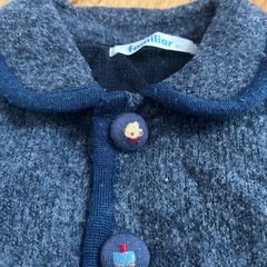 ファミリア　カーディガン　80の画像