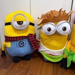 大きいミニオンぬいぐるみ　まとめて5体の画像