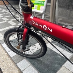 ダホン　折りたたみ自転車　14インチ　　フォールディングバイク　K3  現状品　現物は段原店の画像