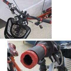 24インチ 子供用自転車 BRIDGESTONE EX オレンジ色 6段切替付き ジュニアサイクル 札幌市北区屯田の画像