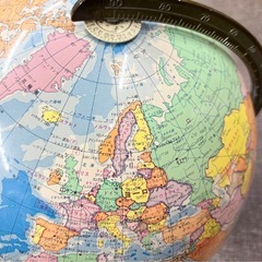 地球儀 レトロ ヴィンテージの画像