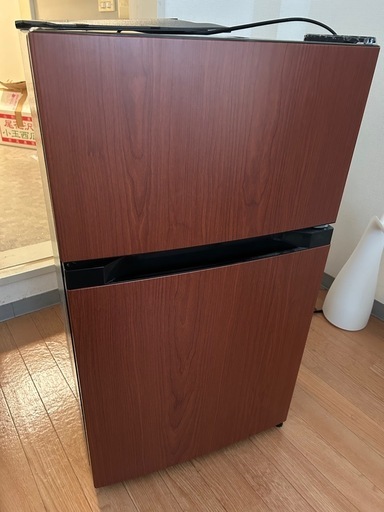 2022年製冷凍冷蔵庫 87L 木目調 アイリスオーヤマ (田中) 盛岡の 