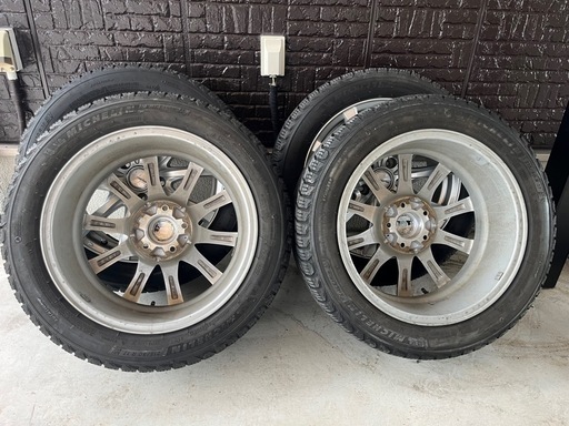 美品　17インチ　ホイール スタッドレスタイヤ　 ミシュラン4本　2021年 215/50R17   7J 48  　 美品 17インチ ホイール スタッドレスタイヤ ミシュラン4本 2021年 215