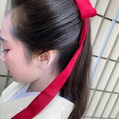 仕事にできる髪の毛のセットの画像