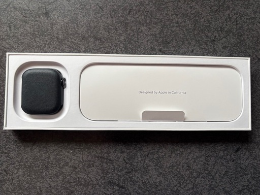 【値下げ】新品未使用　Apple Watch11　42mmジェットブラックアルミニウムケースとブラックスポーツバンドS/M