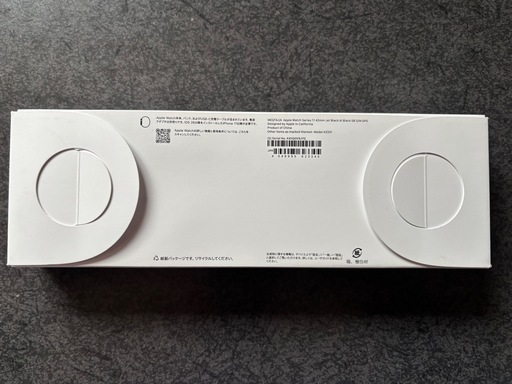 【値下げ】新品未使用　Apple Watch11　42mmジェットブラックアルミニウムケースとブラックスポーツバンドS/M