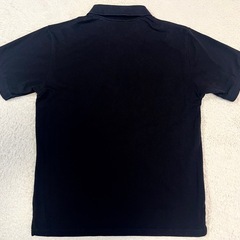 【決まりました】美品　GU メンズ半袖ポロシャツ黒 S　ジーユーの画像