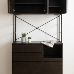 【美品｜国産食器棚｜早めに引き取り可能な方優先】の画像