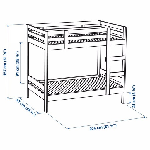 IKEA MYDAL 美品二段ベッド 90x200cm イケア　ミーダル