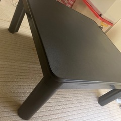 ローテーブル 黒と白シンプル おしゃれ 美品」の画像