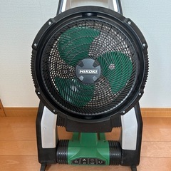 Hikoki ハイコウキ　日立　HITACHI ブロア扇風機バッテリー充電器セット 18vの画像