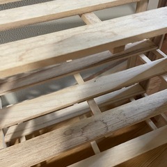 スノコで作った棚あげますの画像