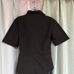 SPLENDED黒 半袖シャツ テクスチャー付き☆の画像