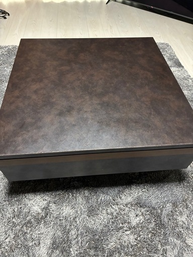 定価5万円】収納付きローテーブル ブラウン