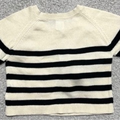 GAP クマポケット付きストライプカーディガンの画像