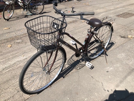 防犯登録解除済み 27インチ 鍵付き 自転車