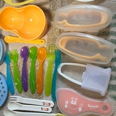 離乳食調理セット・食器 まとめ売りの画像