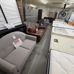 【愛品館 江戸川店 】AIR RHIZOME フェイクレザー2Pワイドソファ（エアリゾーム）の画像