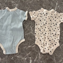 【未使用】ベビー肌着60 2個の画像