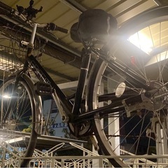 自転車、ママチャリの画像