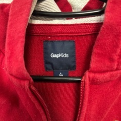 gap 子ども　パーカー　赤の画像