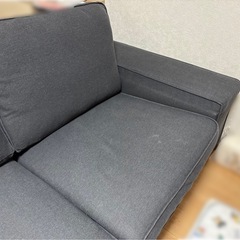 IKEA KIVIK 3人掛けソファー  ダークグレーの画像
