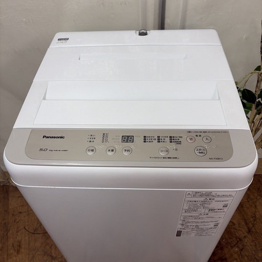 【?買取市場 6ヶ月保証】R239 ☀️ Panasonic / パナソニック 洗濯機（洗濯5.0㎏) 19年製 NA-F50B13 