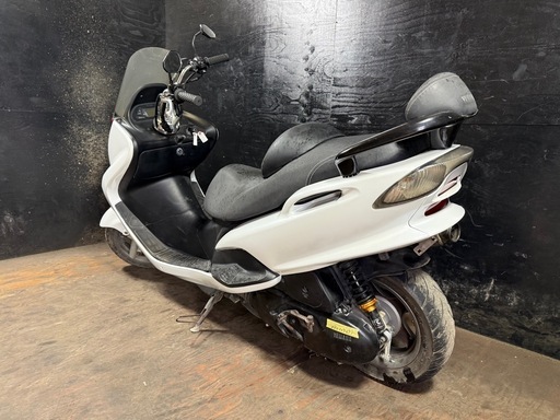 ★支払総額4.8万円★関東圏内即日配送可能！ 全車走行テスト済み！ ヤマハ マジェスティ125FI 白　社外マフラー！ フェンダーレス！ 社外リアサス！ 社外ハンドル、ポスト！ LEDヘッドライト！