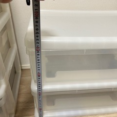奥行き40cm  
2段衣装ケースの画像