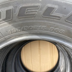 ジムニーの新車外しのタイヤ　195/80R15の画像