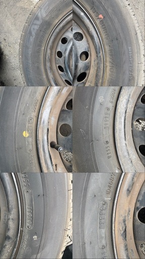 195/80R15スチールホイール付き4本