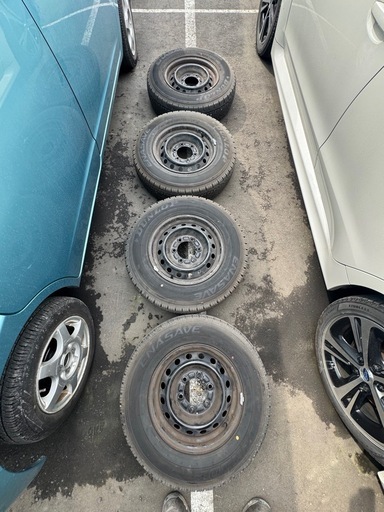 195/80R15スチールホイール付き4本
