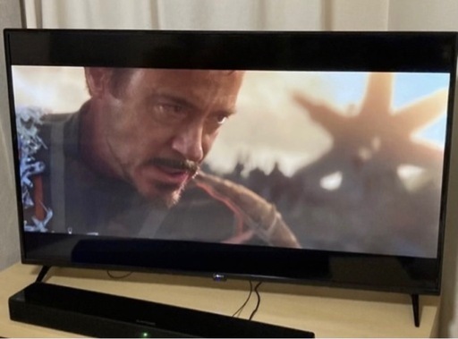 Qriom(山善)4K対応50V型HDR対応液晶テレビ 2020年製 HDMIARC-50W4K 