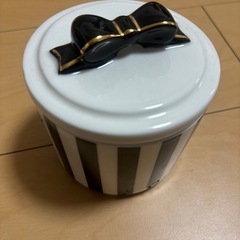 Francfranc 陶器　リボンキャニスターの画像