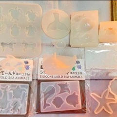 マリンシリーズのシリコンモールド13点の画像