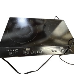 2024年購入　ニトリ　NITORI 2口 IHクッキングヒーター　動作確認済の画像