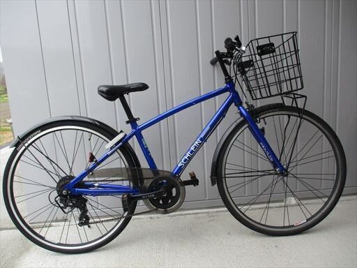 E986★19800円★整備済み 中古子供自転車 【ブリヂストン　シュライン　26インチ　青 】