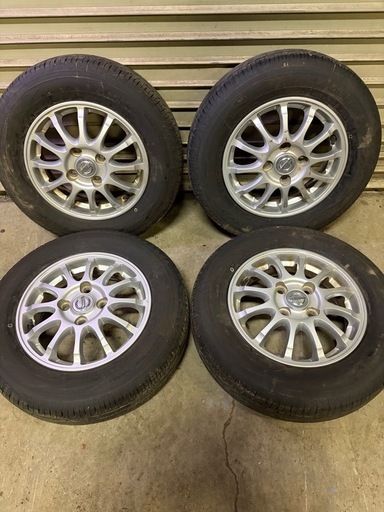 18日18時　　145/80R13 バリ山！夏タイヤ　アルミホイール 
