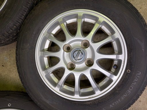 18日18時　　145/80R13 バリ山！夏タイヤ　アルミホイール 