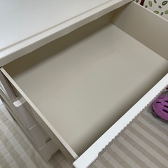 【キャスター付チェスト】オーラワイド浅2段深2段の画像