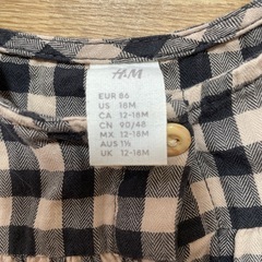 h&m  ワンピース　ジャンスカ　セットの画像