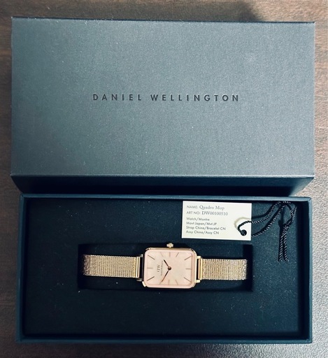 【美品】Daniel Wellington Quadro Pressed  (箱付)