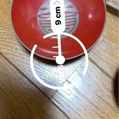 【超希少】大正・昭和初期 大阪市電気局（大電）局章入り 朱塗銀彩盃の画像