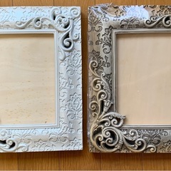 ペイント素材　トールペイント　オイルペイント　アンティーク　額の画像