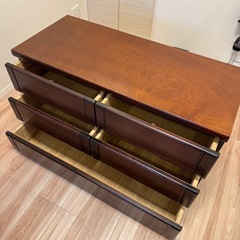 アンティーク調チェスト（105×44×60cm）テレビ台可 の画像