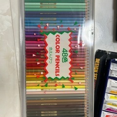 色鉛筆　（習字セット　ポスターカラーセット）の画像