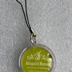 花柄 アクリル ストラップ 赤 レトロ かわいいの画像